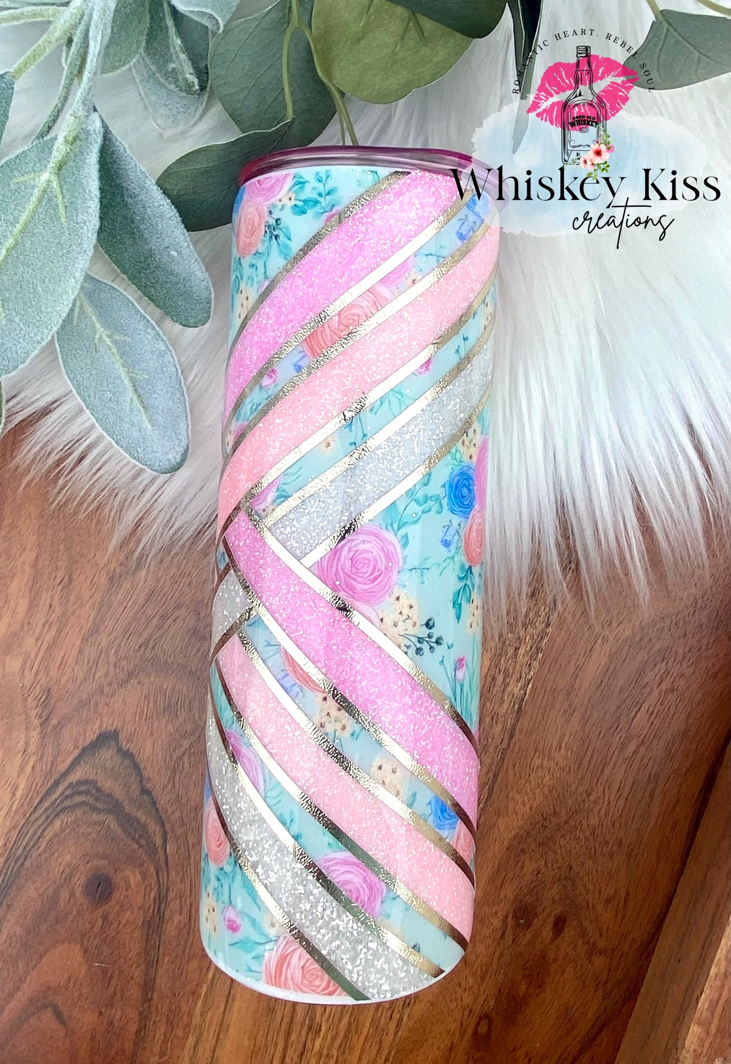 Floral Basket Weave 20 oz