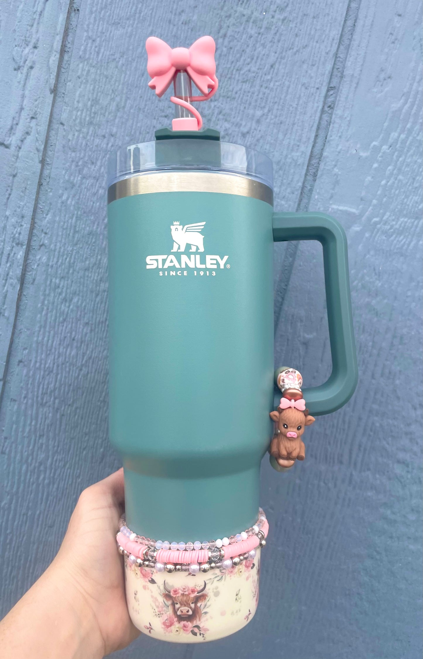 Shimmer Highland CowTumbler Boot