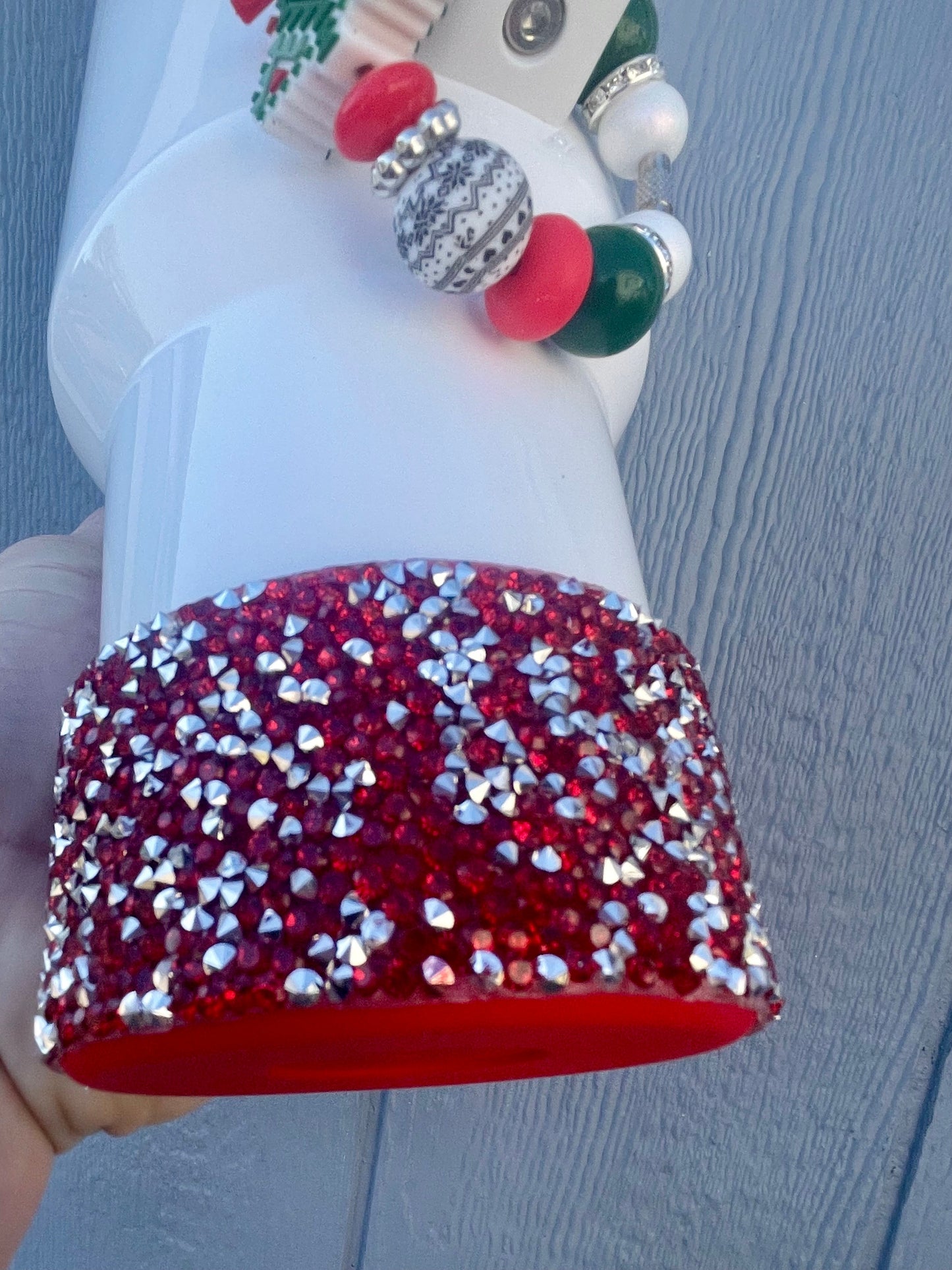 Red Rhinestone Boot