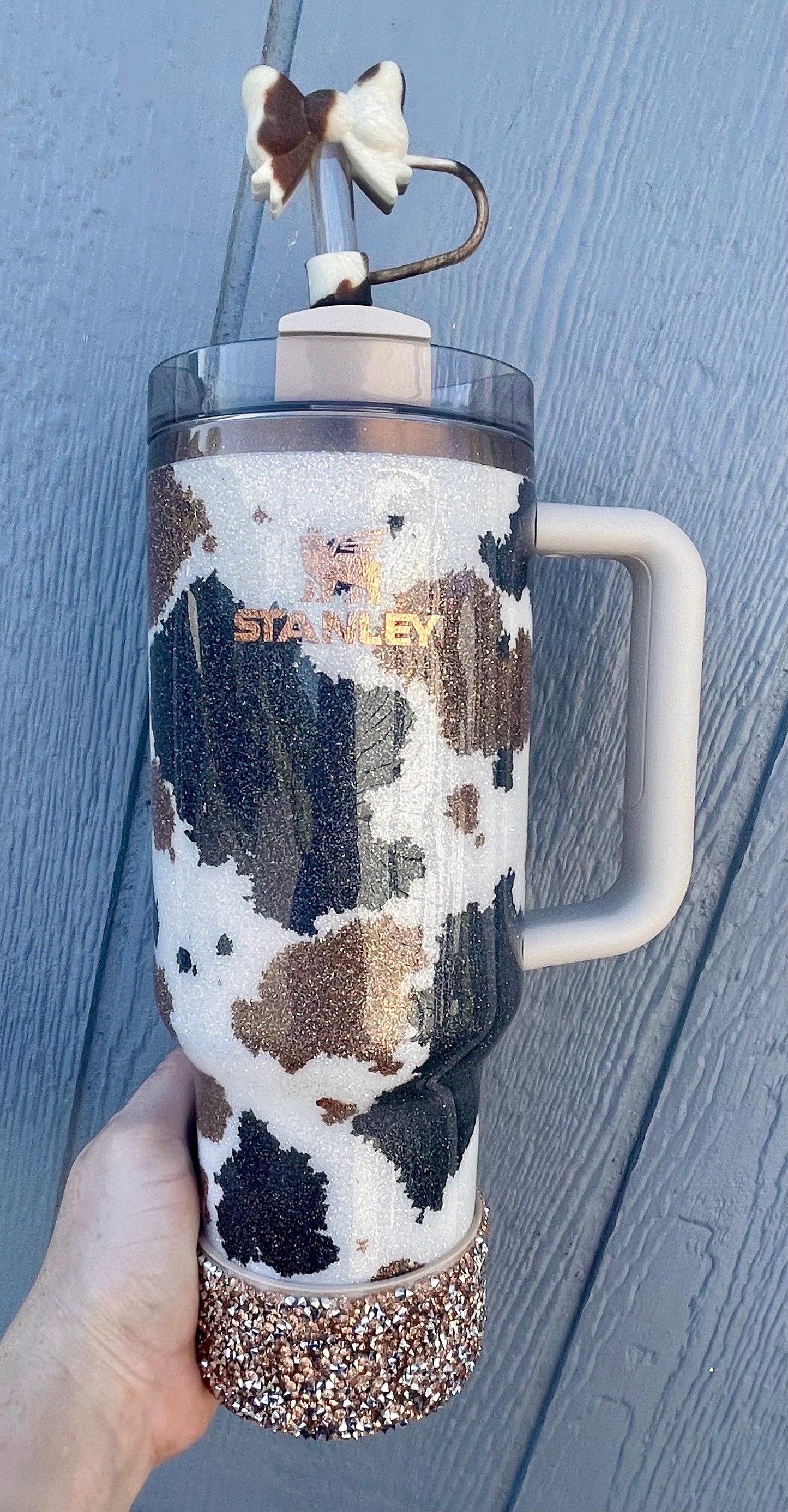 Cow Print Stanley- 30/40 oz Calia Oatmilk Base