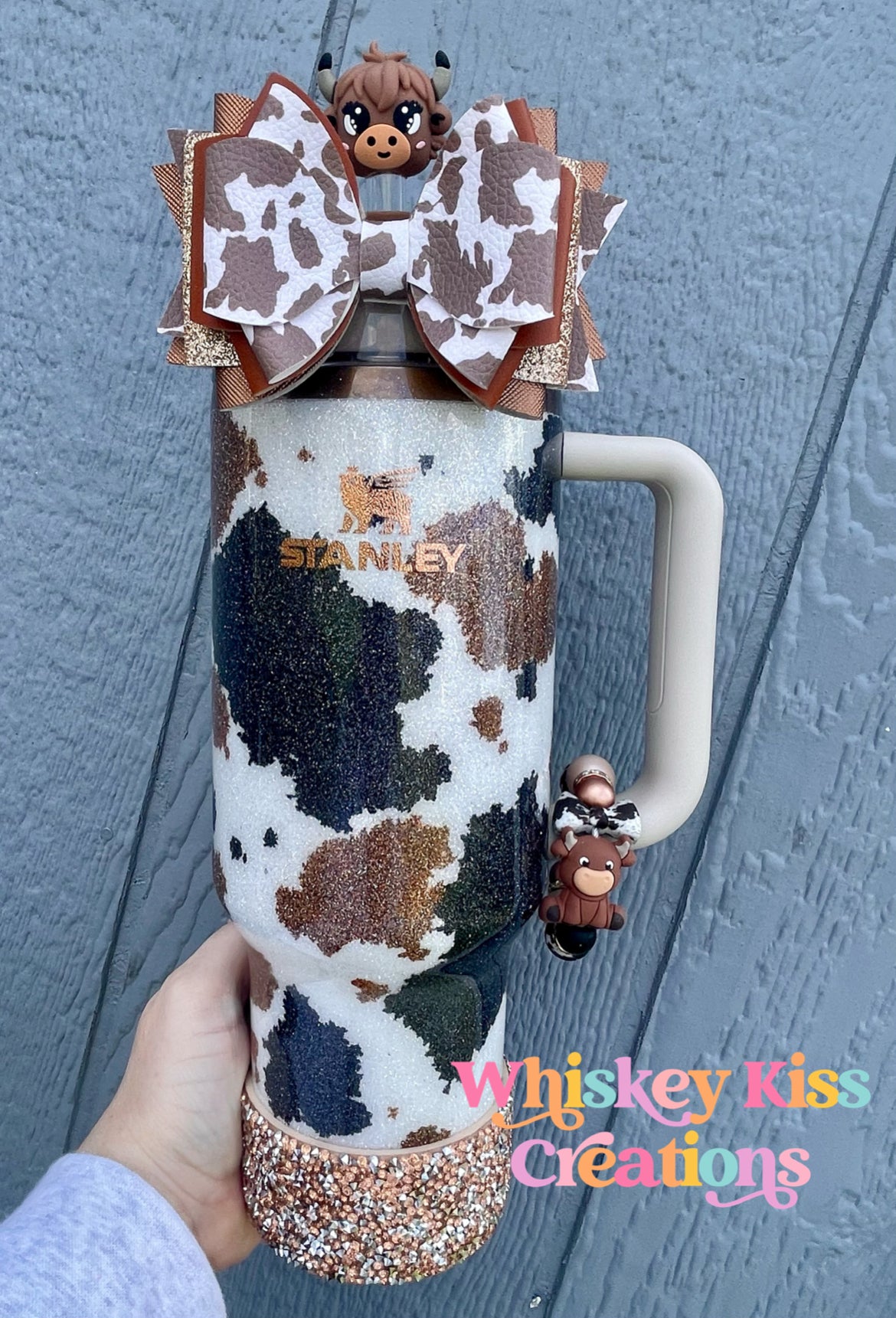 Cow Print Stanley- 30/40 oz Calia Oatmilk Base