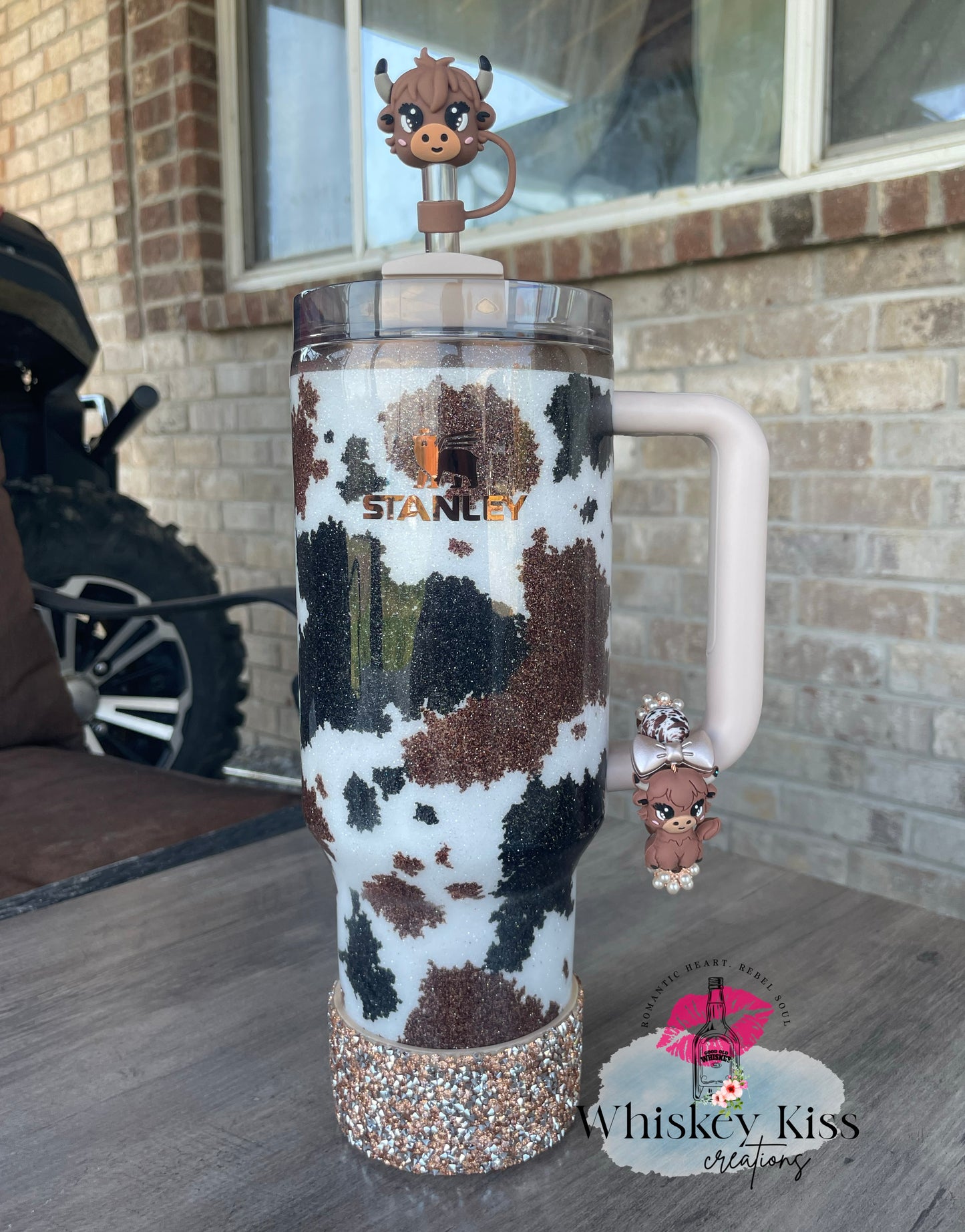 Cow Print Stanley- 30/40 oz Calia Oatmilk Base