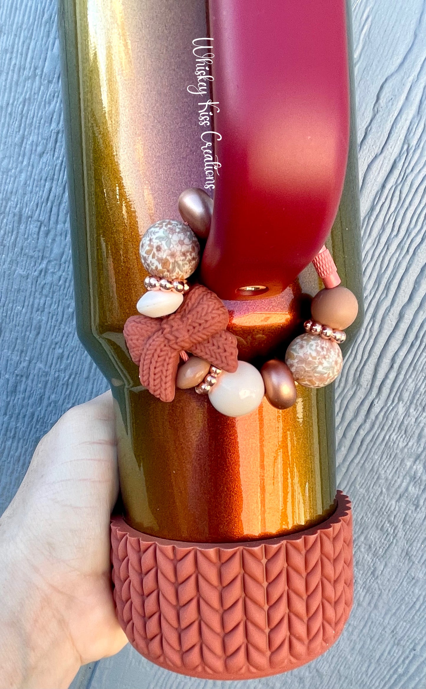 Chestnut Sweater Silicone Tumbler Boot & Accessories