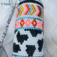 Aztec Cow Rhinestone Tumbler- 20 oz