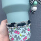 Checkered Bow Handle Bracelet