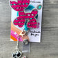 Balloon Dog Badge Reel- For Healthcare Workers, Phlebotomist, CNA, MA