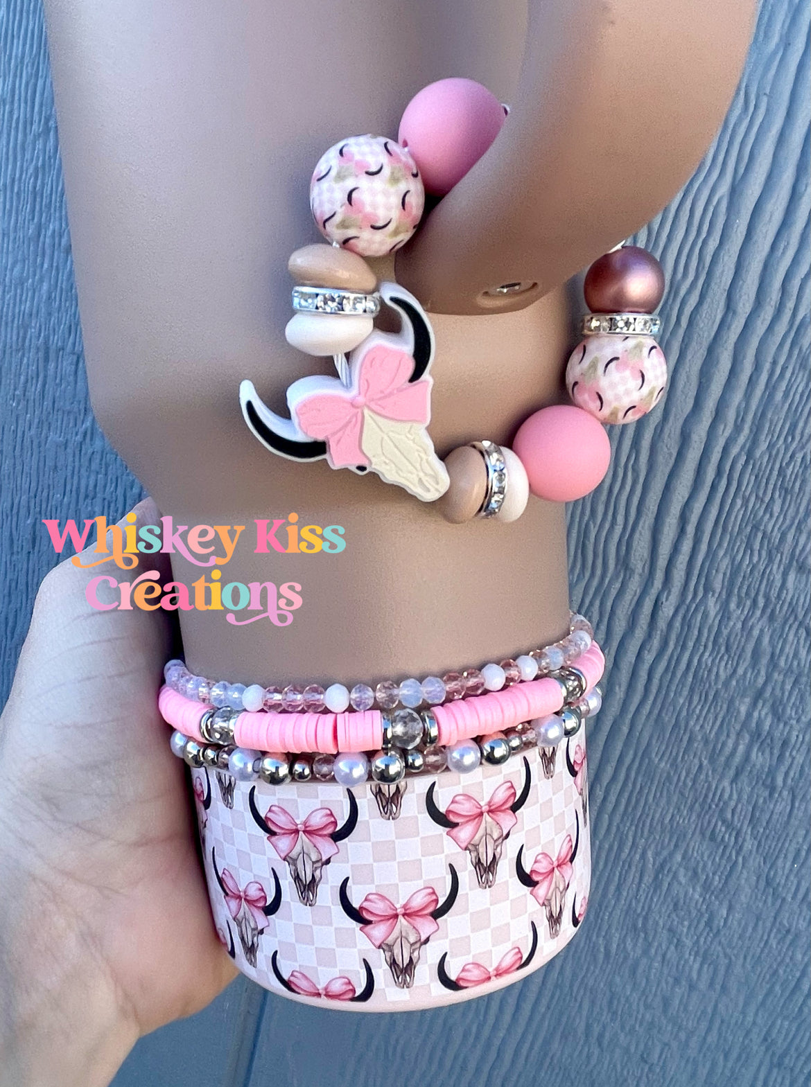 Bracelet Stack- Coquette Pink