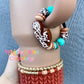 Brown Bell Bottoms Handle Bracelet