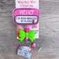 Alien Abduction Beaded Badge Reel- For Healthcare Workers, Phlebotomist, CNA, MA