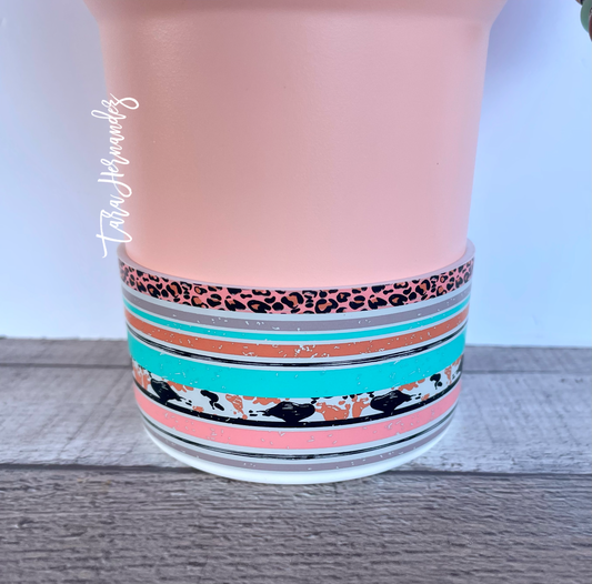 Western Boho Serape Tumbler Boot